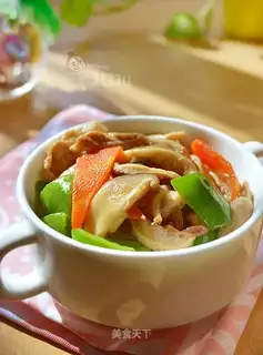 Chicken leg of mushrooms