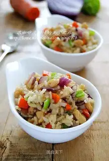 Fish fried rice