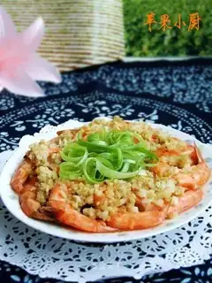 Garlic fan shrimp