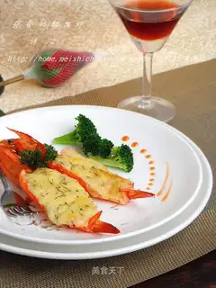 Garlic cheese shrimp