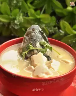 Fish head tofu soup
