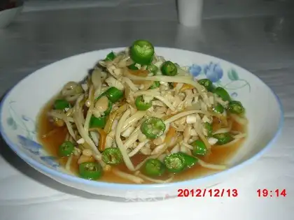 Garlic gin mushrooms