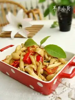 Fried sea mushrooms
