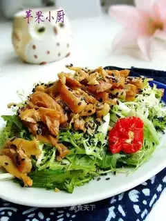 Garlic greasy ass-dry fish