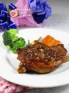 Fried lamb butterflies