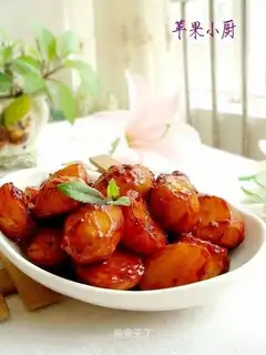 Red burning potatoes