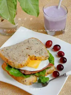 A toasted burger