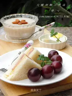 Ham cheese sandwich