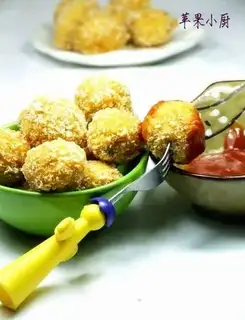 Gold chicken balls