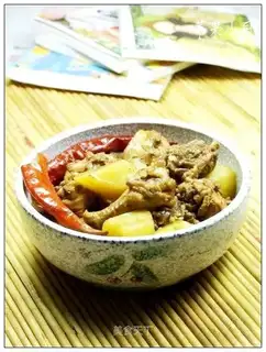 Beer and potato chicken
