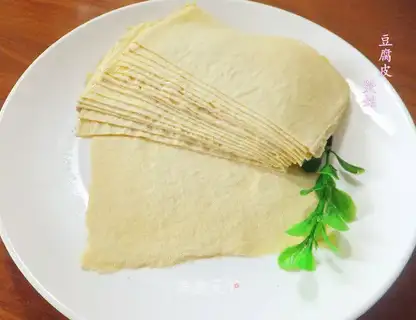 Homemade tofu skin