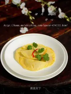 Pork egg dumplings