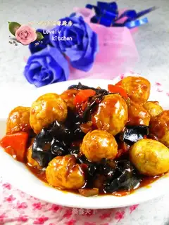 Fish, tiger, quail eggs