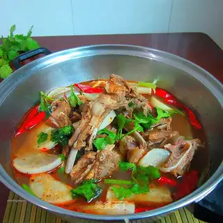 Lamb radish dry pot