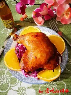 Lemonade roasted chicken leg