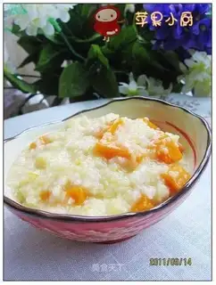 Porridge of rice oatmeal