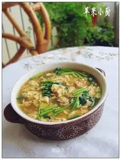 Spicy egg soup
