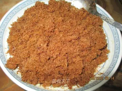 Homemade meat pine
