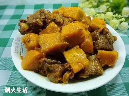Pumpkin burn ribs