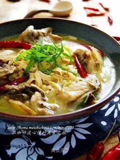Chicken soup, tofu