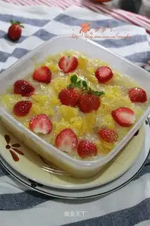 Pink orange cake