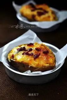 Cranberry cheese and potatoes