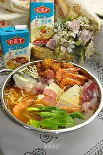 Garlic fish fire pot
