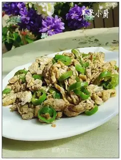 Pepper egg and crab seed sauce