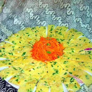Onion eggcake