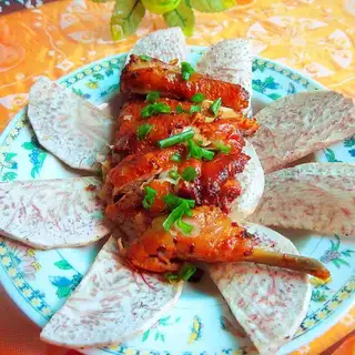 Potato chicken legs