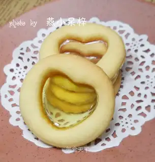 Crystal glass cookies