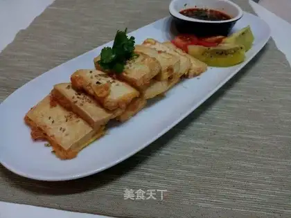 Fried egg tofu