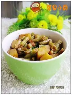 Potato fried beans