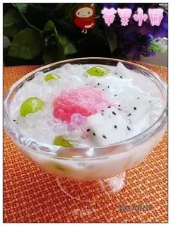 Coconut rice fruit