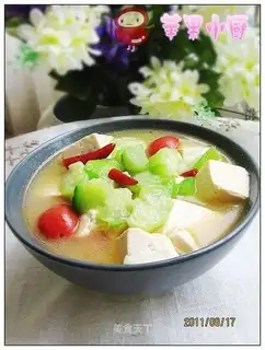 Tofu soup