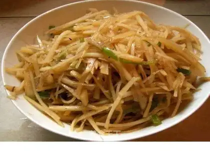Spuded potatoes
