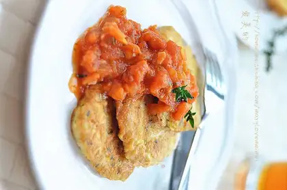 Fried cheese pork chop