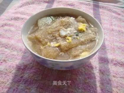 Sodium egg soup