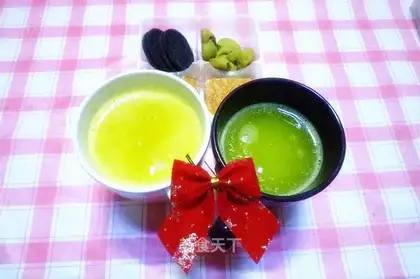 Ice cream orange juice