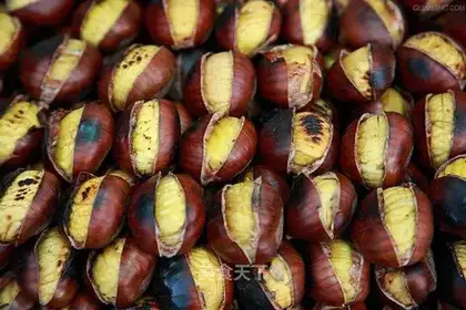 Baked chestnuts