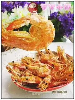 Homemade shrimp dry