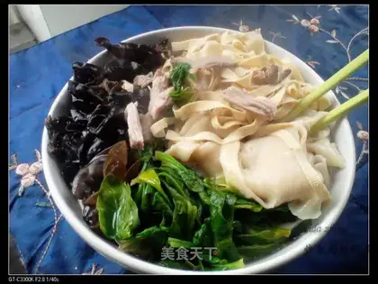 Bone soup to make up for the pasta