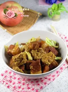 Red roasted tofu