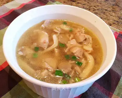 Abalone mushroom soup