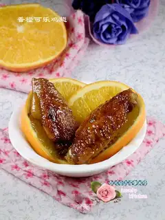 Orange Coke chicken wings