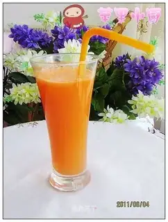 Carrot apple juice