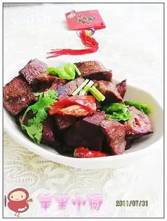 Twin pepper fried pig lungs