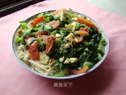 Tomato egg noodles