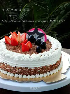 Chocolate fruit cake