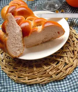 Purple potato cream braid bag